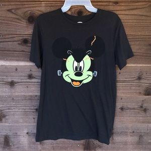 Old Navy Disney Short Sleeve Frankenstein Mickey T-Shirt Size Small
